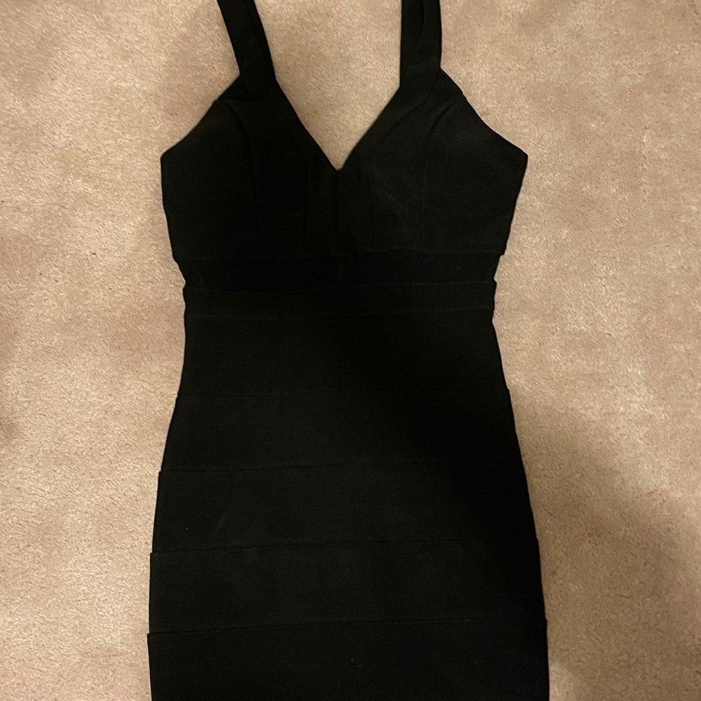 Emerald Sundae little black body con dress